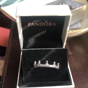 Pandora Tiara Princess Crown Ring Size 9